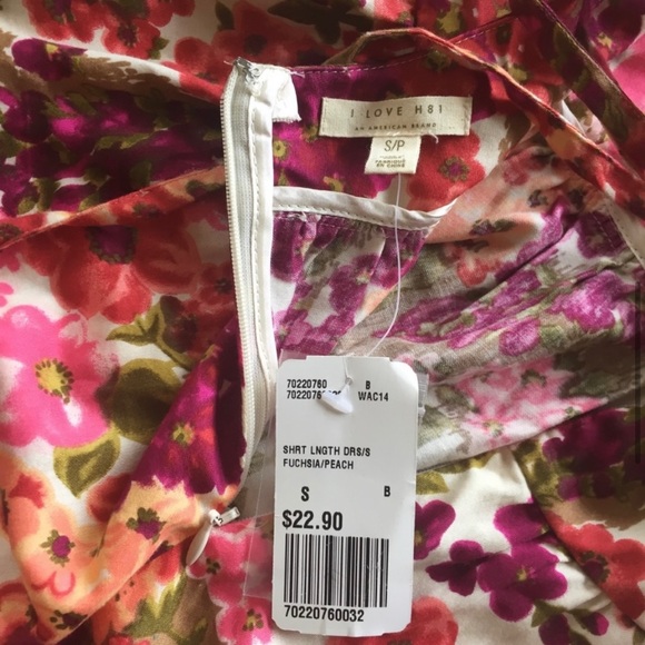 NWT cross back Forever 21 Floral Dress - Picture 5 of 6